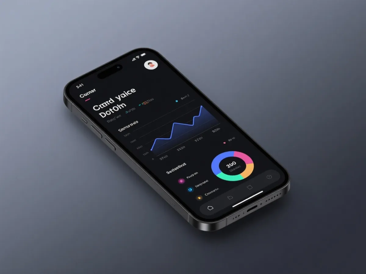 移动端应用界面示意